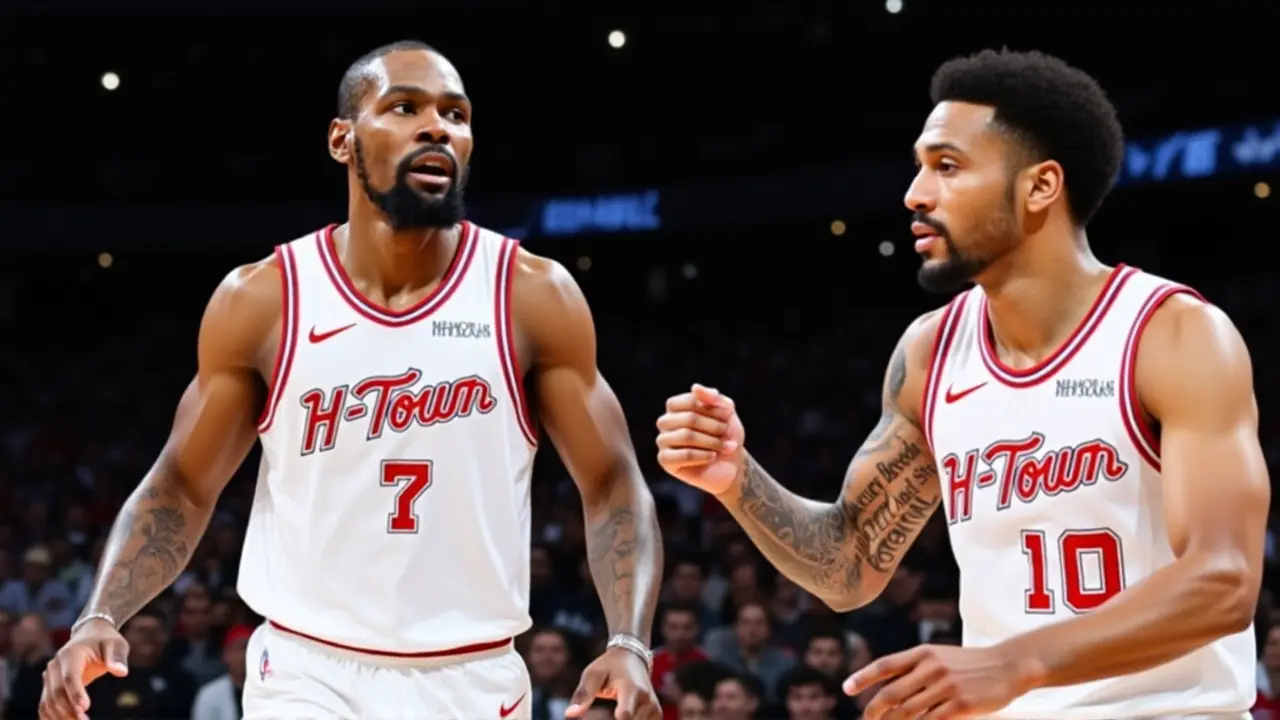 Kevin Durant vira 6º maior artilheiro da NBA na vitória dos Rockets